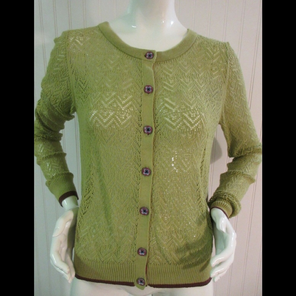 Green Knit Women's Sweater
